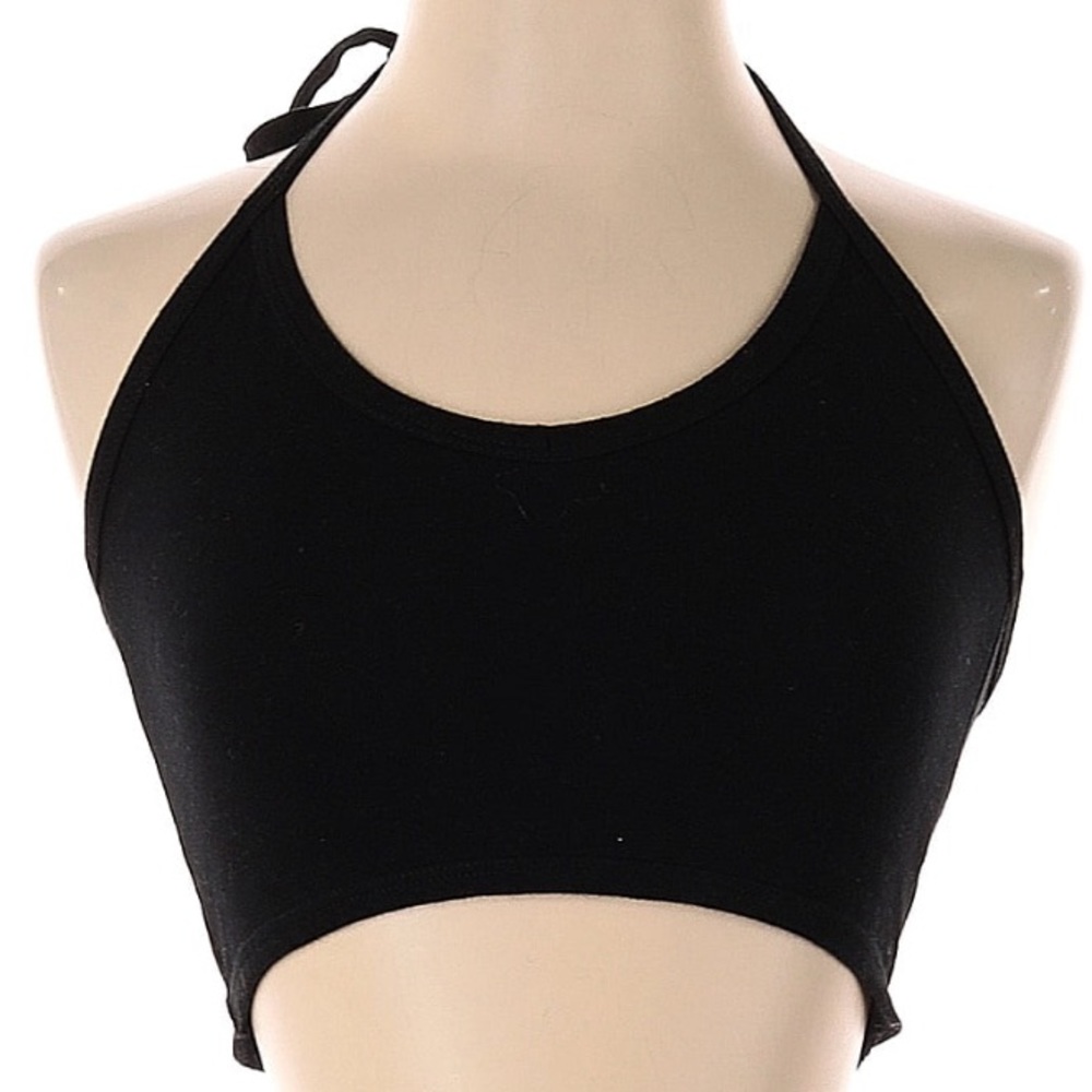 Brandy Melville John Galt Halter Tie-Neck Crop Top